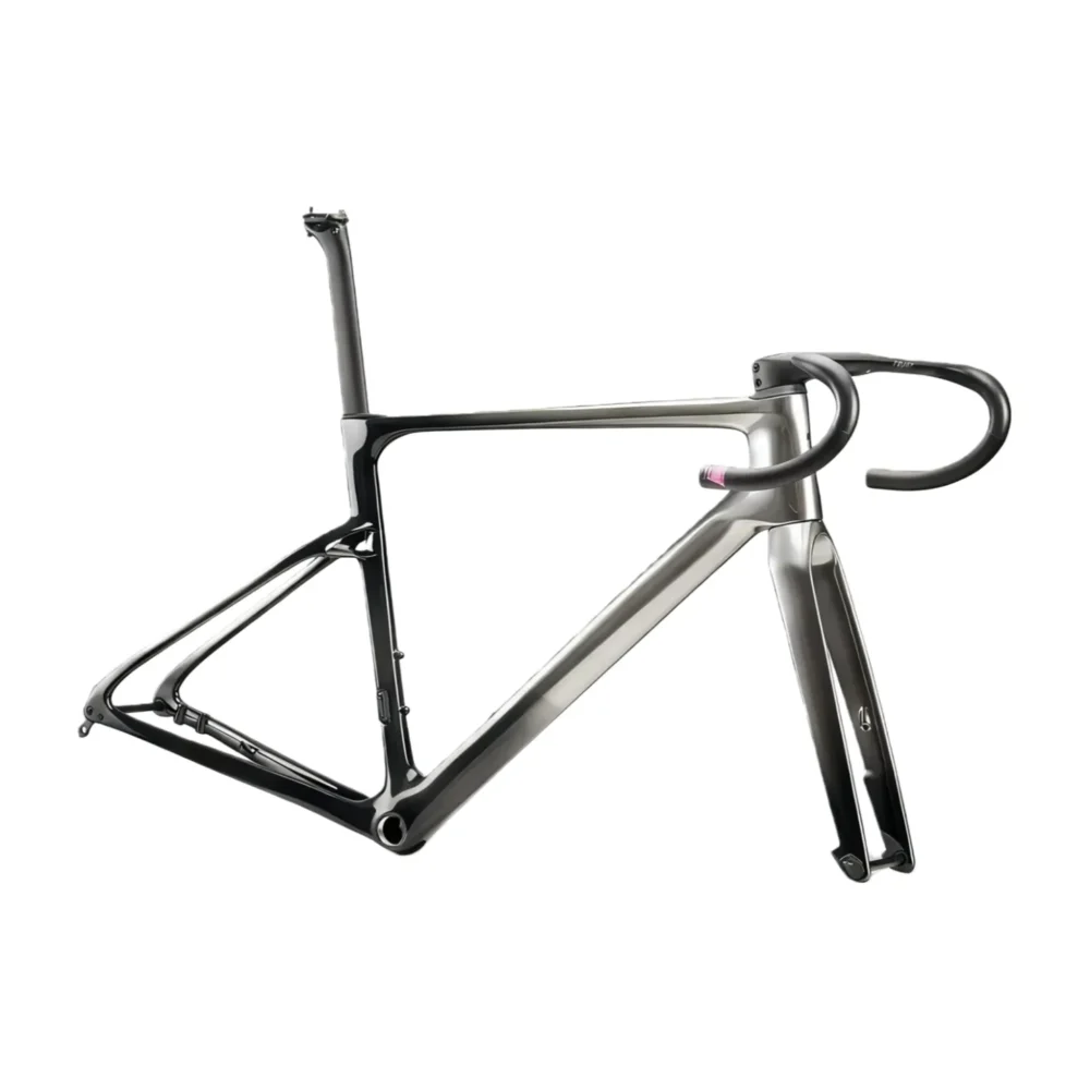 685g Bare Carbon Frame Set Wind Eye Aero Rapier Integrated Handlebar