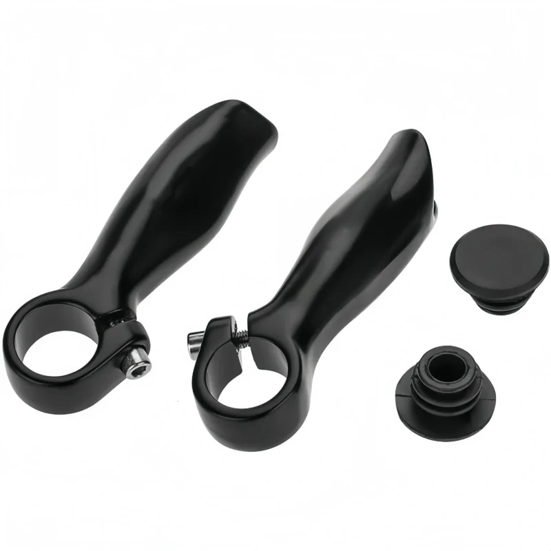 Bull Bars MTB, Ergo Handlebars Alloy Ends, Bar for MTBs Road City Folding Bikes