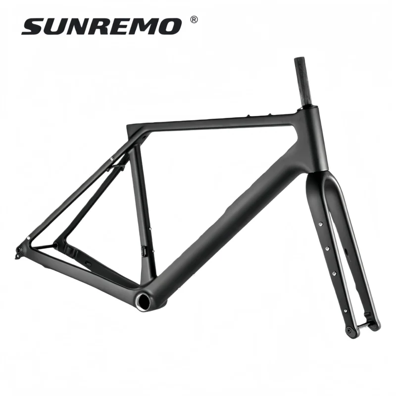 SUNREMO G068 Race Gravel Bike Frame 700x47C UDH Hanger T47 BB Aero Gravel Bicycle Carbon Frameset